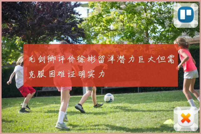毛剑卿评价徐彬留洋潜力巨大但需克服困难证明实力
